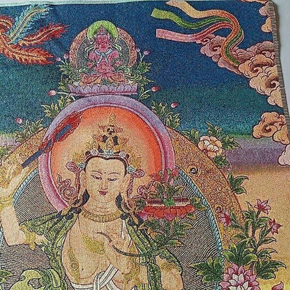 36 "Nepalese Buddhist Tara Buddha statue thangka silk painting