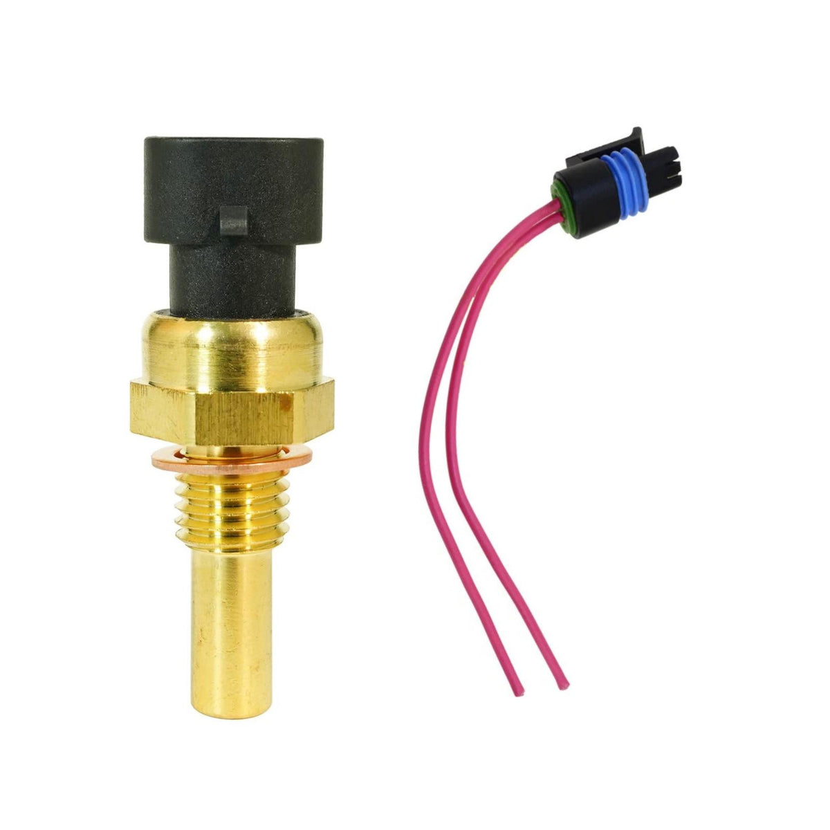 19236568 1PC Engine Coolant Temperature Sensor w Pigtail for GMC Sierra Yukon