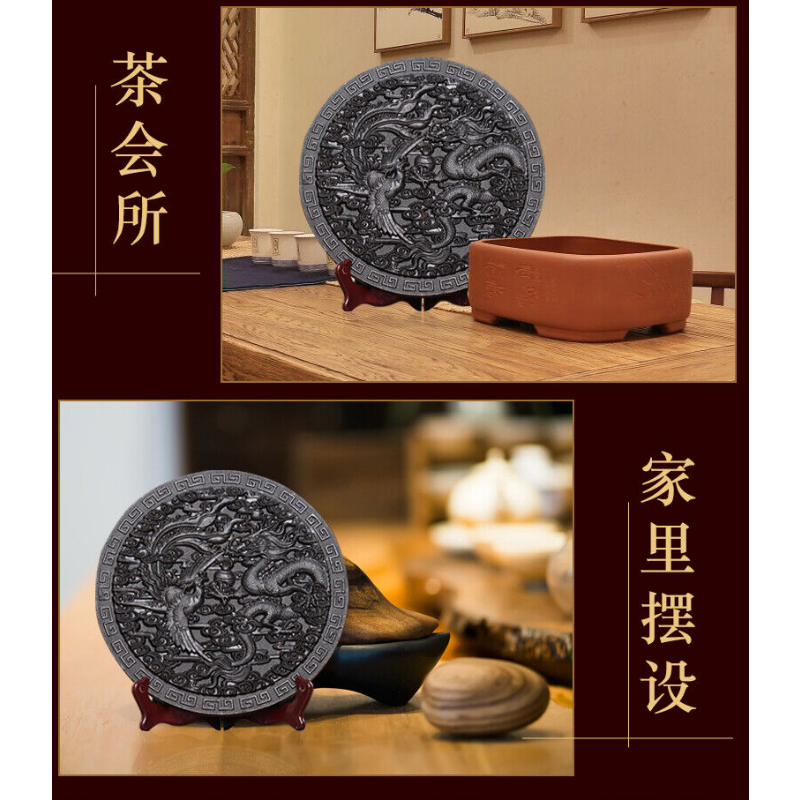 Dragon & Phenix Da Hong Pao Tea Cake Big Red Robe Tea Wuyi Oolong Tea 500g