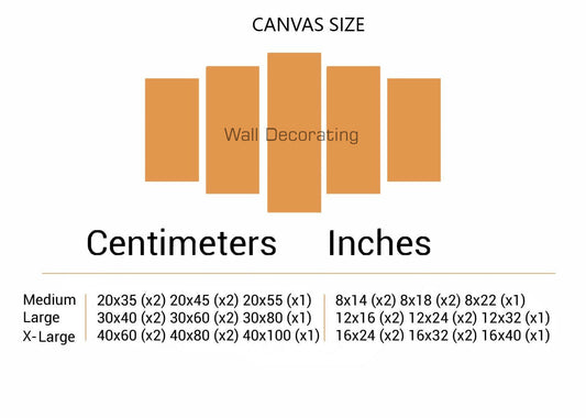 Abstract Golden Buddha statue 5 Piece Canvas Print Wall Art Home Decor Cuadros