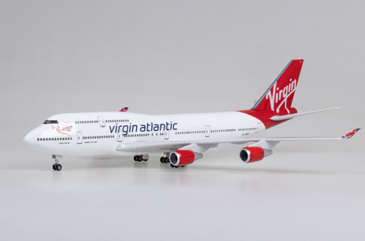 1:150 47CM Virgin Atlantic BOEING 747-400 Airplane Landing Gear Resin Model