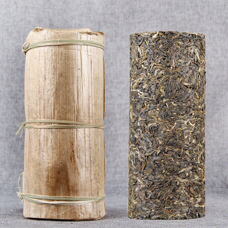 1000g Menghai Pu'er Cha Tea Pillar Shape Pu-erh Green Tea Gift Tea Healthy Drink