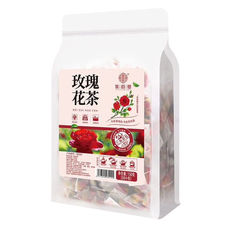 Chinese Rose Oolong Tea Loose Leaf Herbal Substitute Tea Bags (150g,3gx50pack)