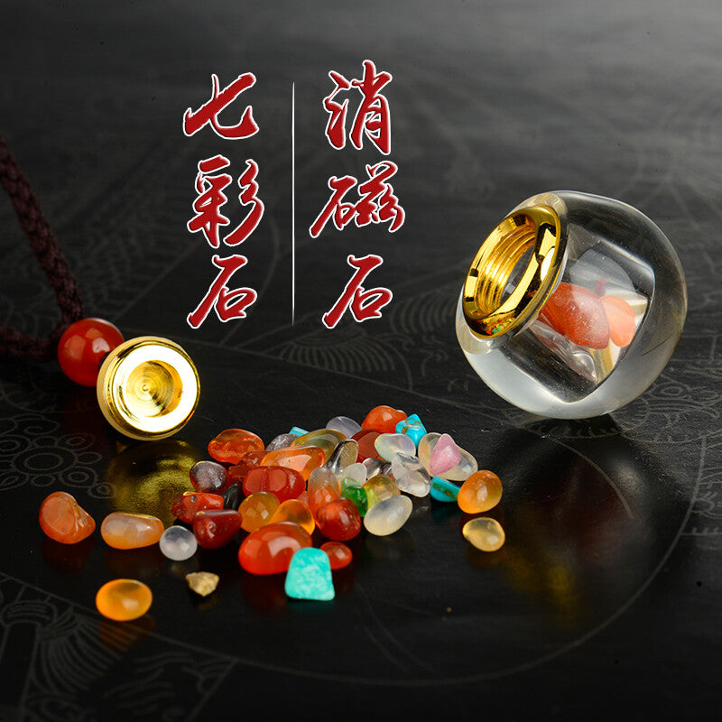 Stainless Steel Chinese zodiac Airtight Container Pendant Necklace Chain Gifts
