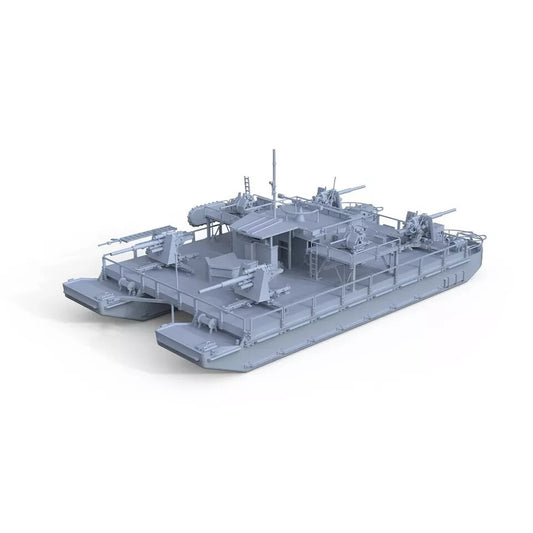 SSMODEL SSC350577S Model Kit German Navy SF40 Siebel Air Defense Ferry FULL HULL