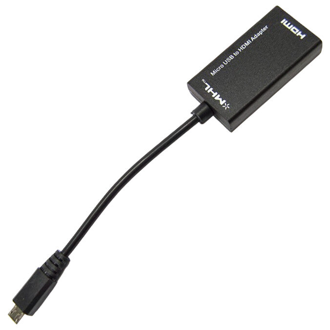 MHL 5-Pin MicroUSB to HDMI Adapter Cable 1080p Video Audio Output