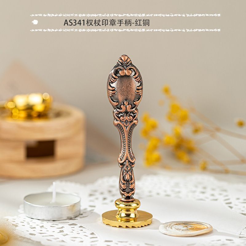 Wax Sealing Stamps Metal Retro Magic College Roman Column Handle DIY Card Making