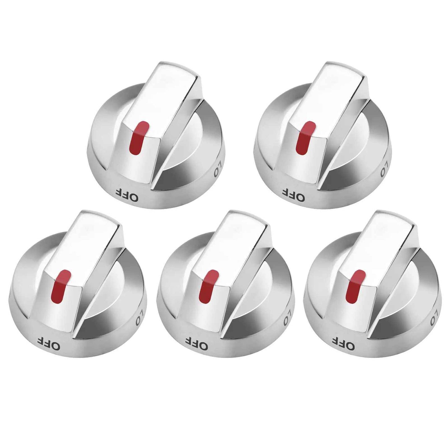 5Pcs/Set Gas Stove Top Burner Dial Knob Part DG64-00473A For Samsung Gas Stove