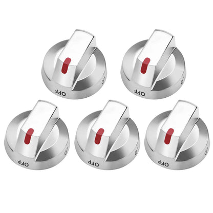 5Pcs/Set Gas Stove Top Burner Dial Knob Part DG64-00473A For Samsung Gas Stove