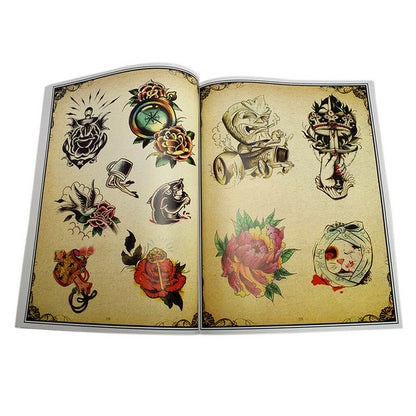 Tattoo Book Traditional Body Art Tattoo Flash Book Designs Tattoo Reference Book
