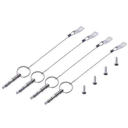 Marine Stainless Steel Quick Release Pin w/Toggle Spring for Boat Tops 4PACK