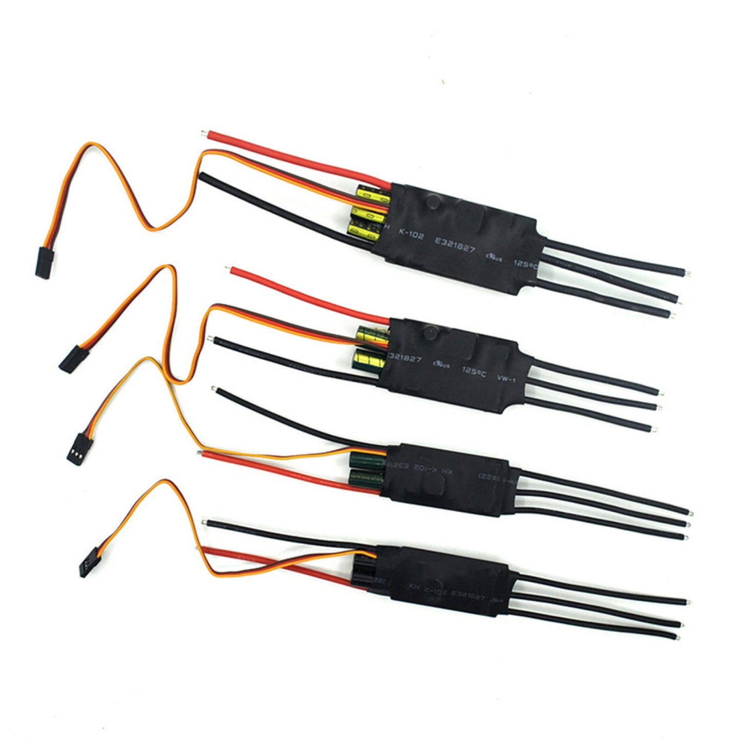 40A 50A 60A 80A 2-6S Water Cooled Bidirectional Adjustable ESC for RC Car Model