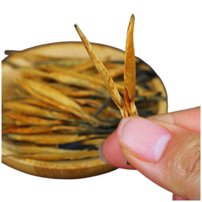 250g Yunnan Black Tea KungFu Black Tea Fengqing Lijie Gold Needle Honey Gold Bud