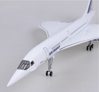 1:125 50CM AIR FRANCE Concorde Airplane Landing gear Resin Aircraft Model