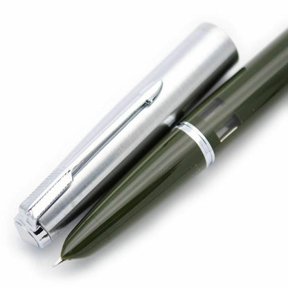 1Pc 138mm Wing Sung 601 Steel Cap Vacumatic Fountain Pen F Nib 0.5mm Ink Pen;;