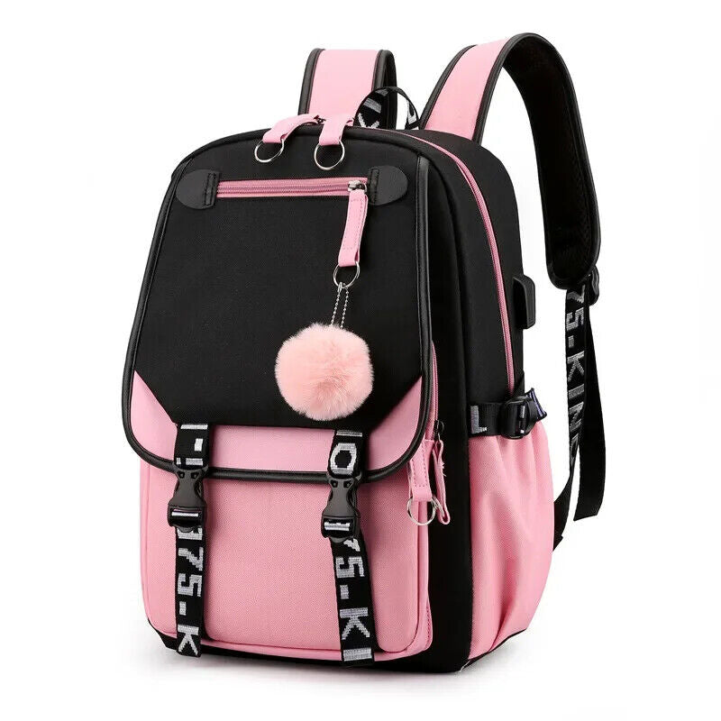 School Bags Teenage Girls Canvas Schoolbag Student Book Bag Teen School Backpack