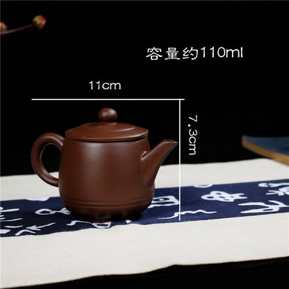 Collect Tea Ceremony Purple Clay Pot Kung Fu Tea Pot Round Belly Pot Tea Pot Tea