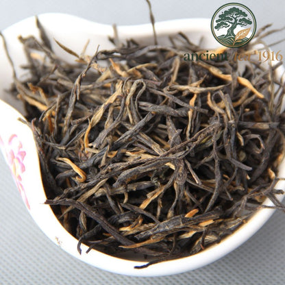 500g Yunnan Fengqing Dianhong Tea Pine Needle One Bud with Two Leaves Black Tea