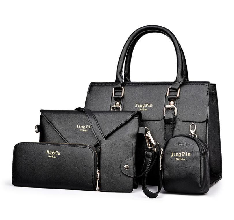Shoulder Bag Set Five-Piece Casual Bag Portable Crossbody Purse 32*13*25 CM Bags