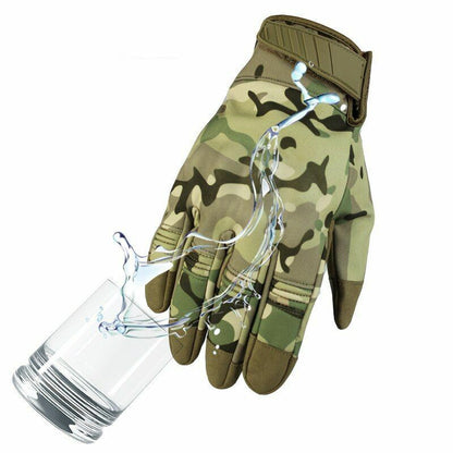 Waterproof Tactical Gloves Outdoor Sports Combat Anti-Slip Shell Tactical Hiking