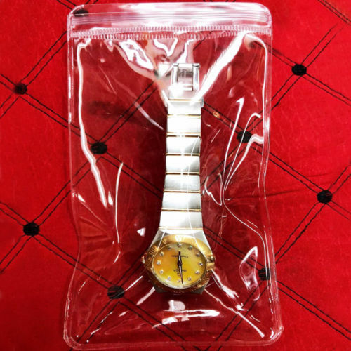 Pack of 100 PVC Plastic Bags Storing Watches Pouch Case (Regular Size)