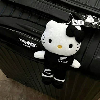 Hello Kitty Bag Pendant Doll Black Pendant All Black Keychain