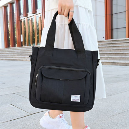 Canvas Bag High-capacity Nylon Messenger Purse Handbag Polyester Shoulder Pouch
