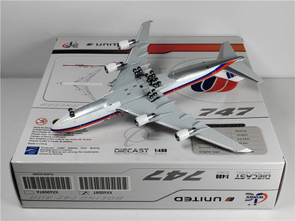 JC Wings FOR United Airlines FOR BOEING B747-400 N183UA 1:400 Pre-built Model