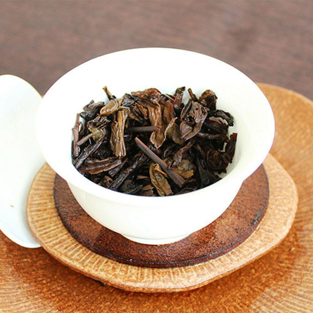 250g China Tea Liu Bao Cha 8003 Areca Catechu Incense Chinese Dark Tea