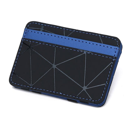 Small Magic Wallet Credit Card Holder Cash Clip Slim ID Purse 7 Colors 7*10*1 CM
