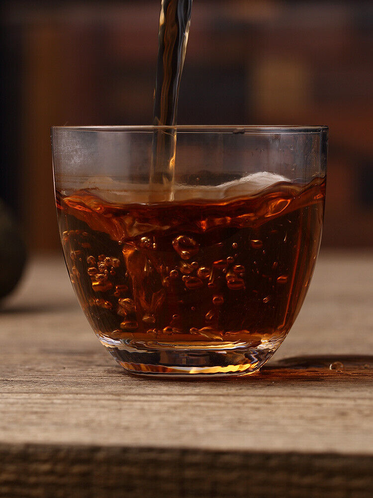 China Peel ChenPi Citrus favoured Little Green Mandarin Orange Pu'er Tea cake