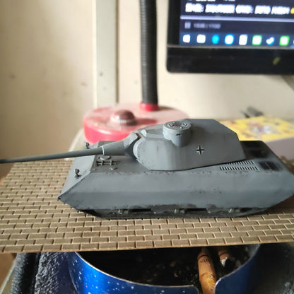Homemade 1/72 WWII German VK10001 Heavy Tank 3D Painted Finished Model