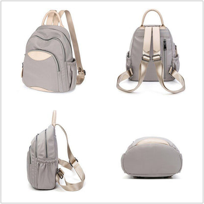 Waterproof Backpack Leisure Traveling Bags Small 1PC Leather Makeup Purse Oxford