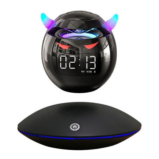 Magnetic levitation AI intelligent dialogue wireless Bluetooth speaker clock