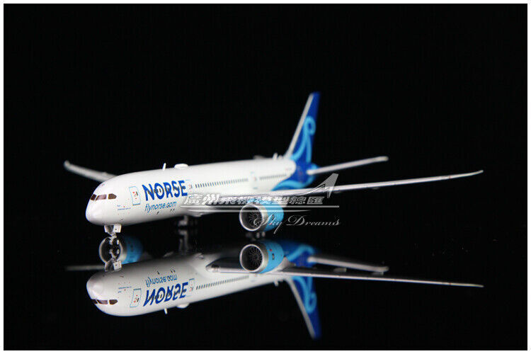 1:400 JC Wings NORSE BOEING 787-9 Passenger Airplane Diecast Aircraft Model