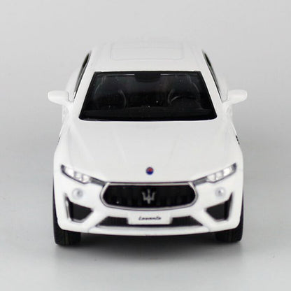 1/36 Maserati Levante GTS Model Car Diecast Toy Cars Boys Toys Kids Gifts White