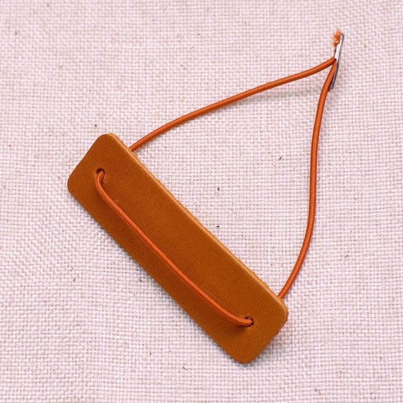 Notebooks Closer 2Pcs Genuine Leather Protective W/ Repair Rubber Band Accessory