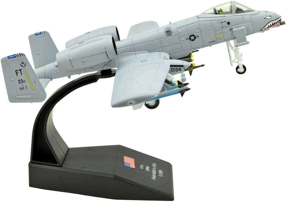 1:100 A-10 Thunderbolt II Ground Attack Aircraft Metal Plane Model,US Air Force