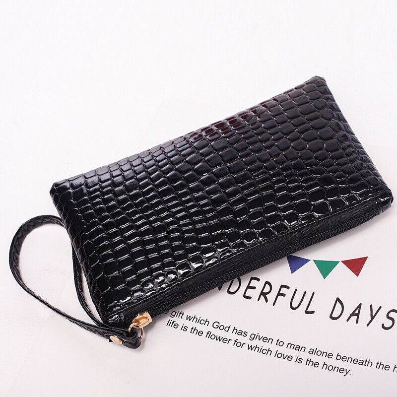 Women Bag Small Square Bag Mobile Phone Coin Bag Crocodile Print Hold Bag