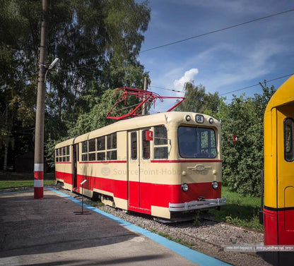 1:43 SSM LM-49 ST.PETERSBURG Tram City Public Passenger Transport Diecast Model