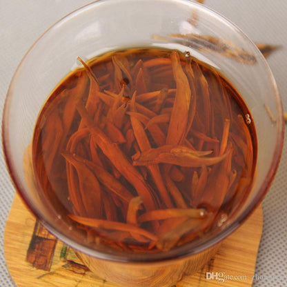 2023 Yunan Fengqing Dianhong Black Tea Small Golden Bud Healthy Organic Tea 250g