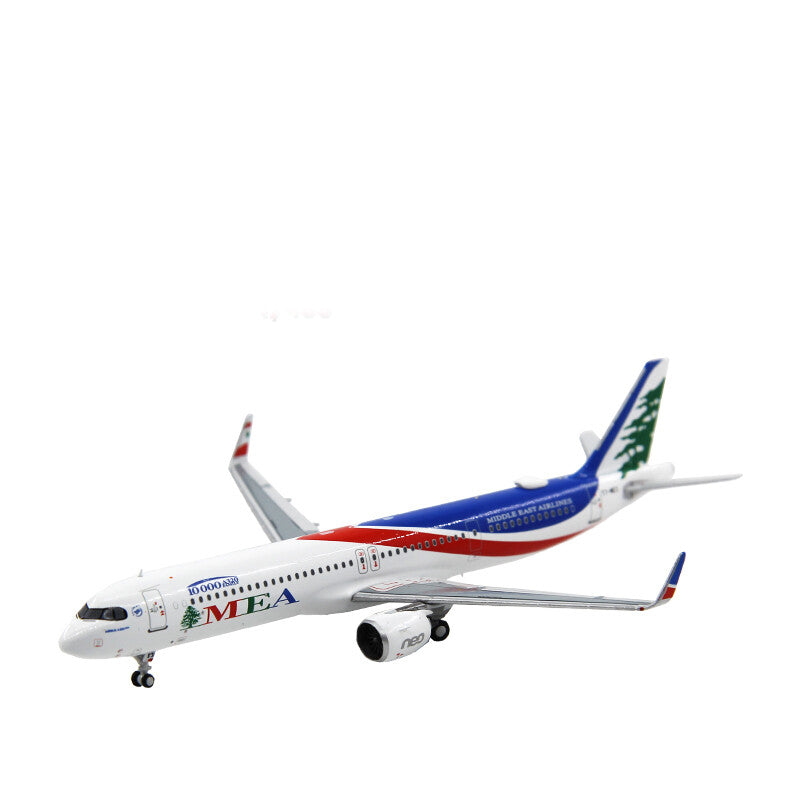 PandaModel MIDDIE EAST AIRLINES MEA A321 neo T7-ME3 1/400 diecast plane model