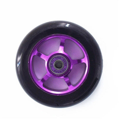 2 High Precision Aluminum Alloy Hub Scooter Wheel Heavy Speed Roller 100mm 88 A