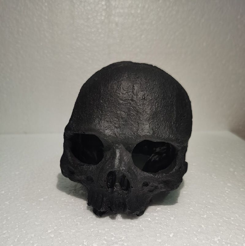 Simulation Head Skeleton Aquarium Resin Decorations Skull Bone Reptile Hide Cave