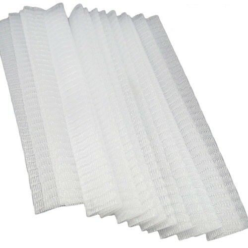 50* White Makeup Brush Mesh Cover Cosmetic Brush Protector Net Sleeve Guards G