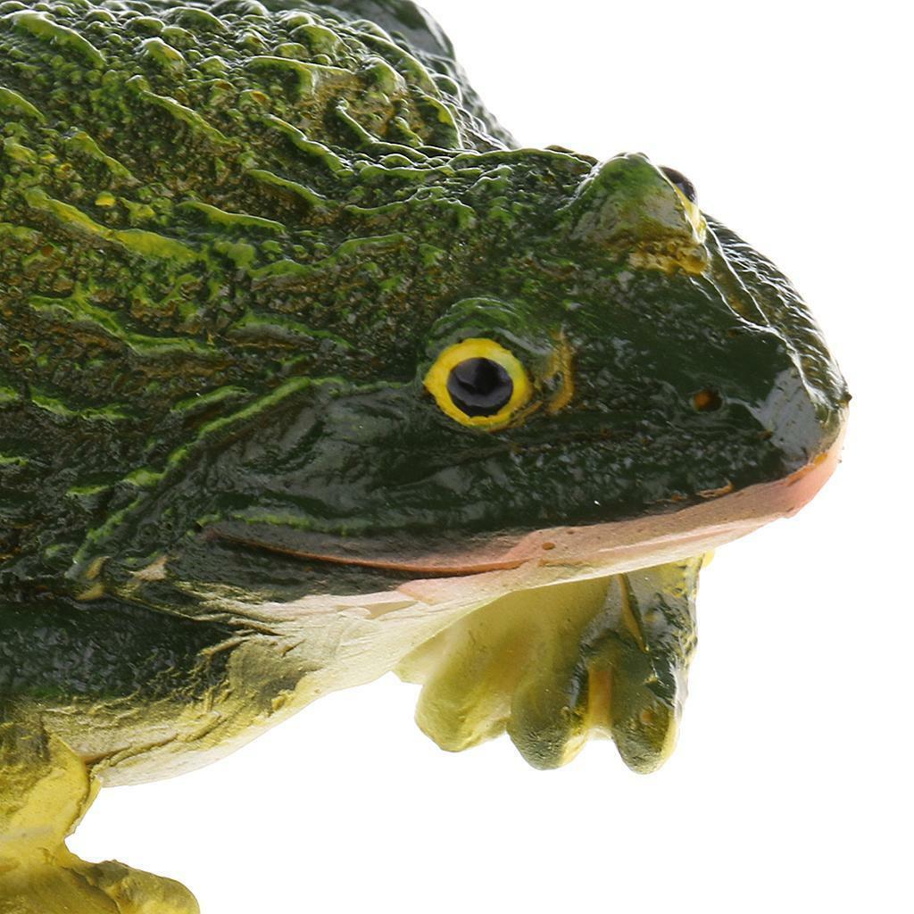 Mini Frog Sculpture Statue Lawn Ornament for Home Garden Decor DIY Accessory
