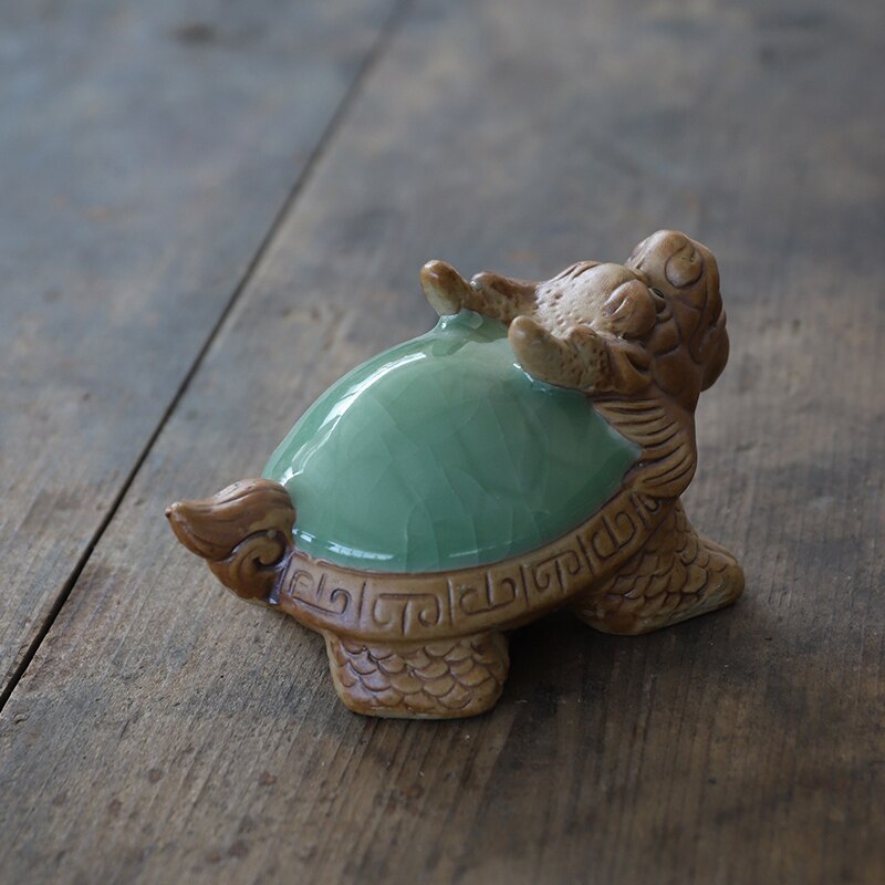 Ceramic Tea Pets Chinese Dragon Tea Play Crafts Chinese Tea Set Decoration