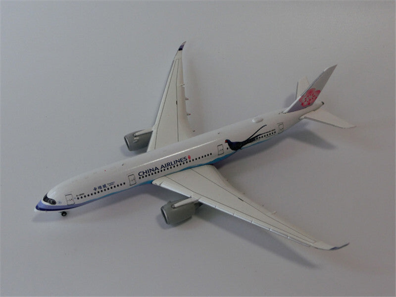 JC Wings CHINA AIRLINES For AIRBUS A350-900 B-18901 FLAPS DOWN 1/400 plane Model