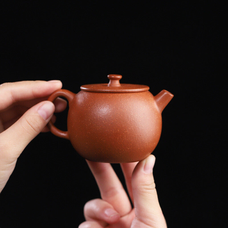 Limited Edition Marked Tea Pot True Yixing Zisha Jiangpo Clay Handmade Pot 130ml