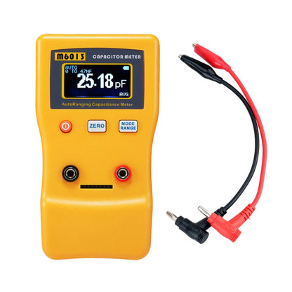 Handheld M6013 Capacitor Meter Auto Rang Measuring Capacitance Tester Tool